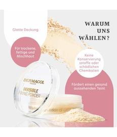 Dermacol Invisible Fixing Powder Irtopuuteri 13 g Light