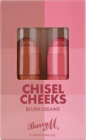 Barry M Chisel Cheeks Blush Creams 2 x 5 g