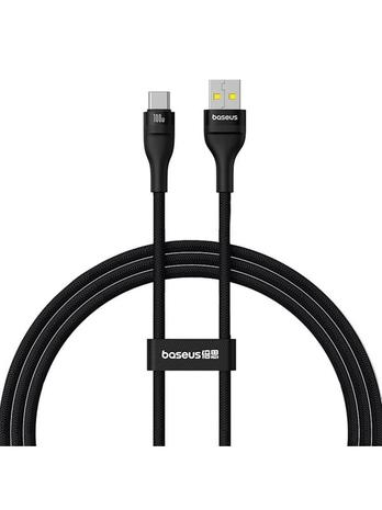 Baseus Flash 2 USB-A / USB-C cable 100W 1 m - blac