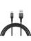 Dudao L3ST USB-A - USB-C 5A Cable 1.2m Braided - Black – kuva 1