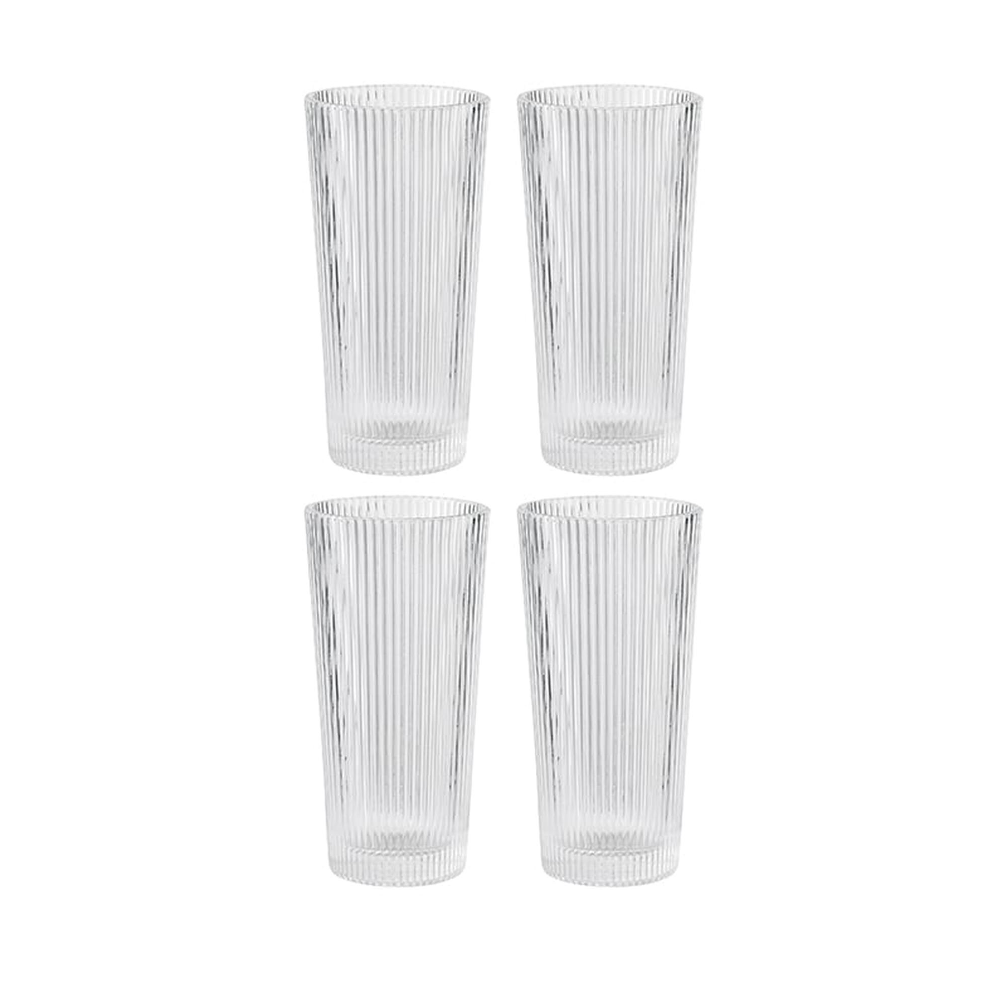 Stelton - Pilastro Longdrink Lasi 30 cl 4 kpl Kirkas