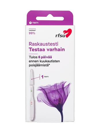 RFSU Testaa varhain -raskaustesti