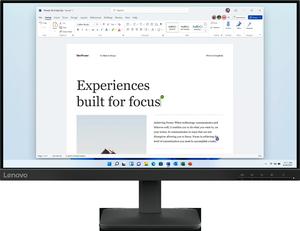 24" Lenovo L24-4e - 1920x1080 (FHD) - 100Hz - IPS