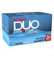 Bioteekin Duo E-EPA + E-DHA 650 mg, 120 kaps.