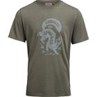 Lundhags Järpen Printed T-shirt, t-paita, miesten, vihreä
