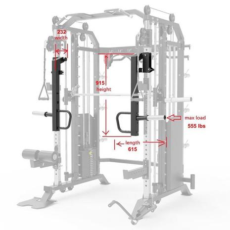 X16-19 Jammerarm, Power rack