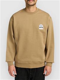 RVCA Palm Crest Crew Fleeceneule coyote Miehet