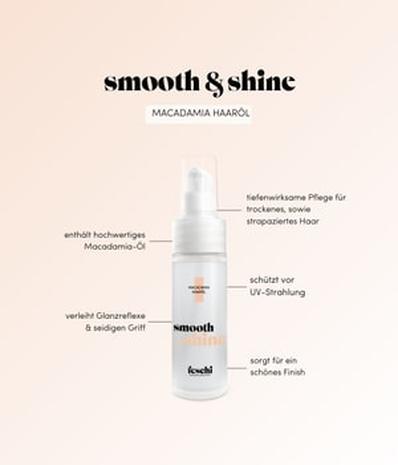 feschi smooth & shine Macadamia Hiusöljy 30 ml