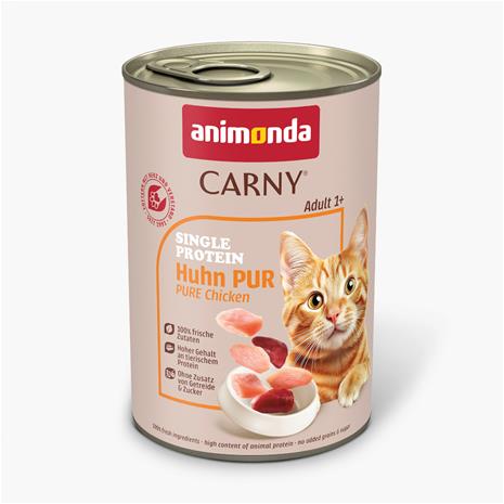24 x 400g Animonda Carny Single Protein Adult kana kissan märkäruoka