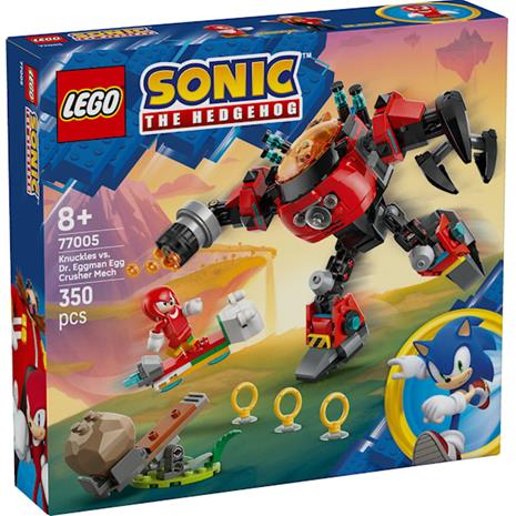 LEGO Sonic 77005 Knuckles vastaan Dr. Eggman ja Egg Crusher ?robotti
