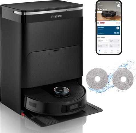 Bosch Spotless Max Cam BCRDW3BX, moppaava robotti-imuri