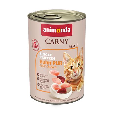 24 x 400g Animonda Carny Single Protein Adult kana kissan märkäruoka