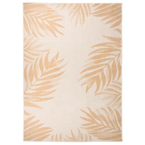 vidaXL Ulkomatto Flatweave 120x170 cm lehtikuvio