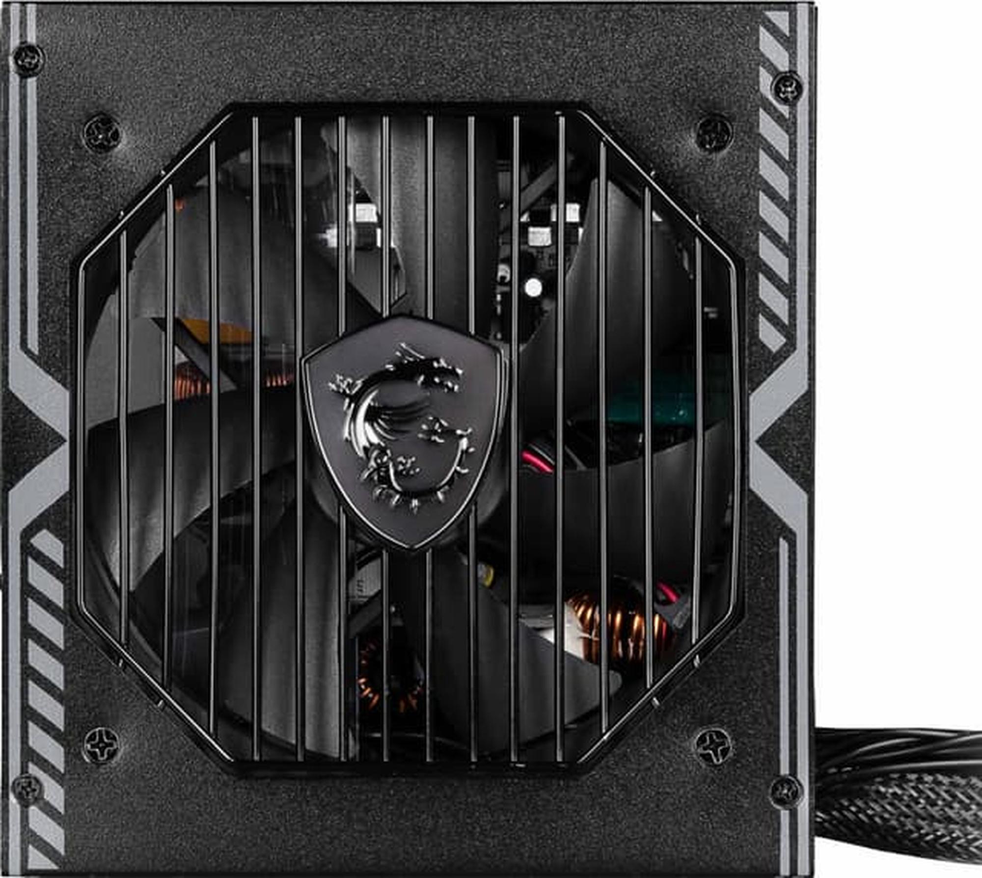 MSI 650W MAG A650GL, ATX-virtalähde, 80 plus Gold, musta