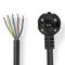 Nedis - power cable - 5 pin Perilex to bare wire - 1.5 m – kuva 2