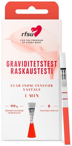 RFSU Graviditetstest Strips 8 kpl