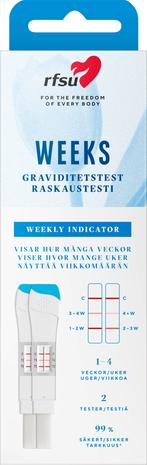 RFSU Graviditetstest Weeks 2 kpl