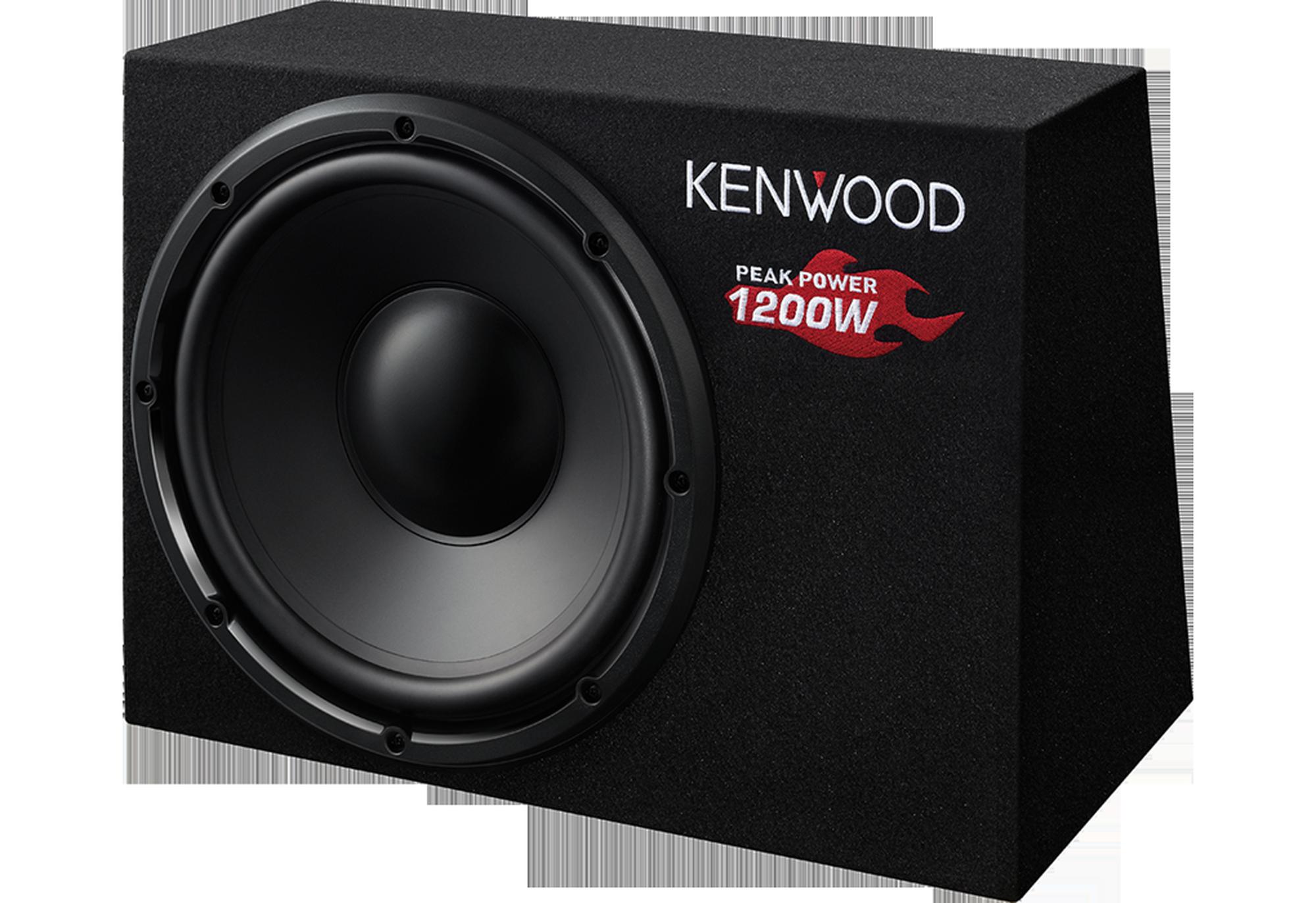 Kenwood KSC-W1200B auton bassokaiutin Esiladattu alibassokaiutin 300 W