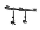 Multibrackets M VESA Desktopmount Triple Desk Clamp, pöytäteline kolmelle 24-32" / max 8 kg näytölle