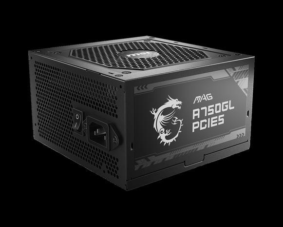 MSI MAG A750GL 750W -virtalähde, 80 Plus Gold