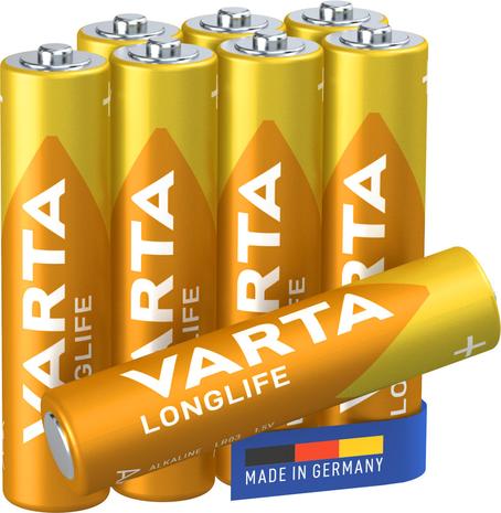 Varta â€“ Longlife AAA 8 Pack (B) (4103101418)