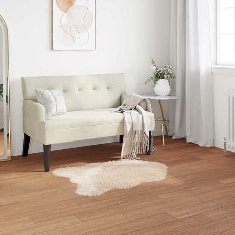 vidaXL Tekonahkasheepskinmatto Beige 50 x 80 cm Polyesteri