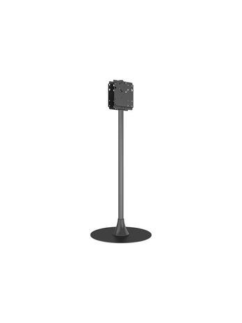 Multibrackets M stand - single pole - for digital signage panel - floorbase round - black 50 kg 55" 100 x 100 mm