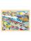 Goki Wooden Puzzle Train Station 96 pcs. Puu – kuva 1