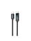 Dudao L7C USB-C - USB-C 100W Cable with LED Display 1m - Black – kuva 1