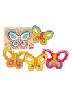Goki Wooden Layered Puzzle Butterfly 5 pcs. Puu