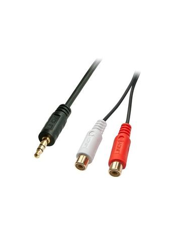 Lindy Premium audio adaptor - 25 cm – kuva 1/7