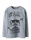 name it Nkmvolt Starwars Ls Top Bfu Tops T-shirts Long-sleeved T-shirts Black Name It