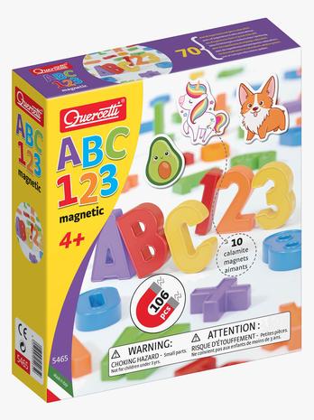 Quercetti - Magnets: ABC & 123 - (QU-5465)