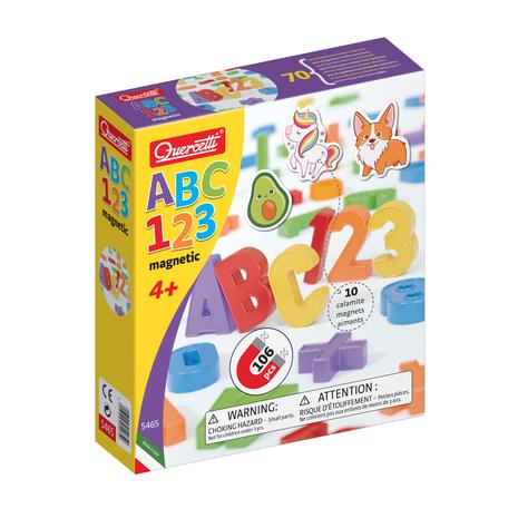 Quercetti - Magnets: ABC & 123 - (QU-5465)