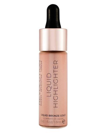 Makeup Revolution Liquid Highlighter Bronze Gold 18 ml – kuva 1/1
