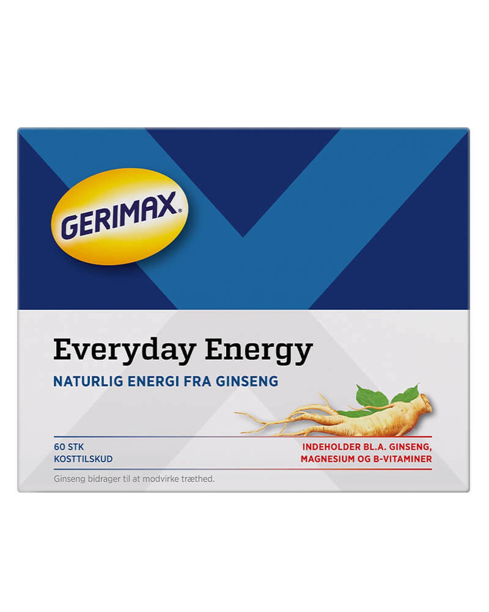 Gerimax Ginseng Everyday Energy 60 stk.