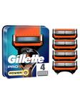 Gillette Fusion ProGlide Power, vaihtoterät 4 kpl
