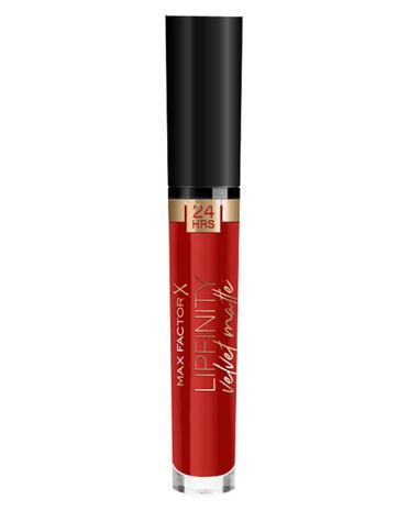 Max Factor Lipfinity Velvet Matte Lipstick - 25 Red Luxury 4 ml