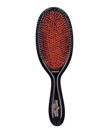 Mason Pearson Junior Boar Bristle & Nylon Dark Ruby