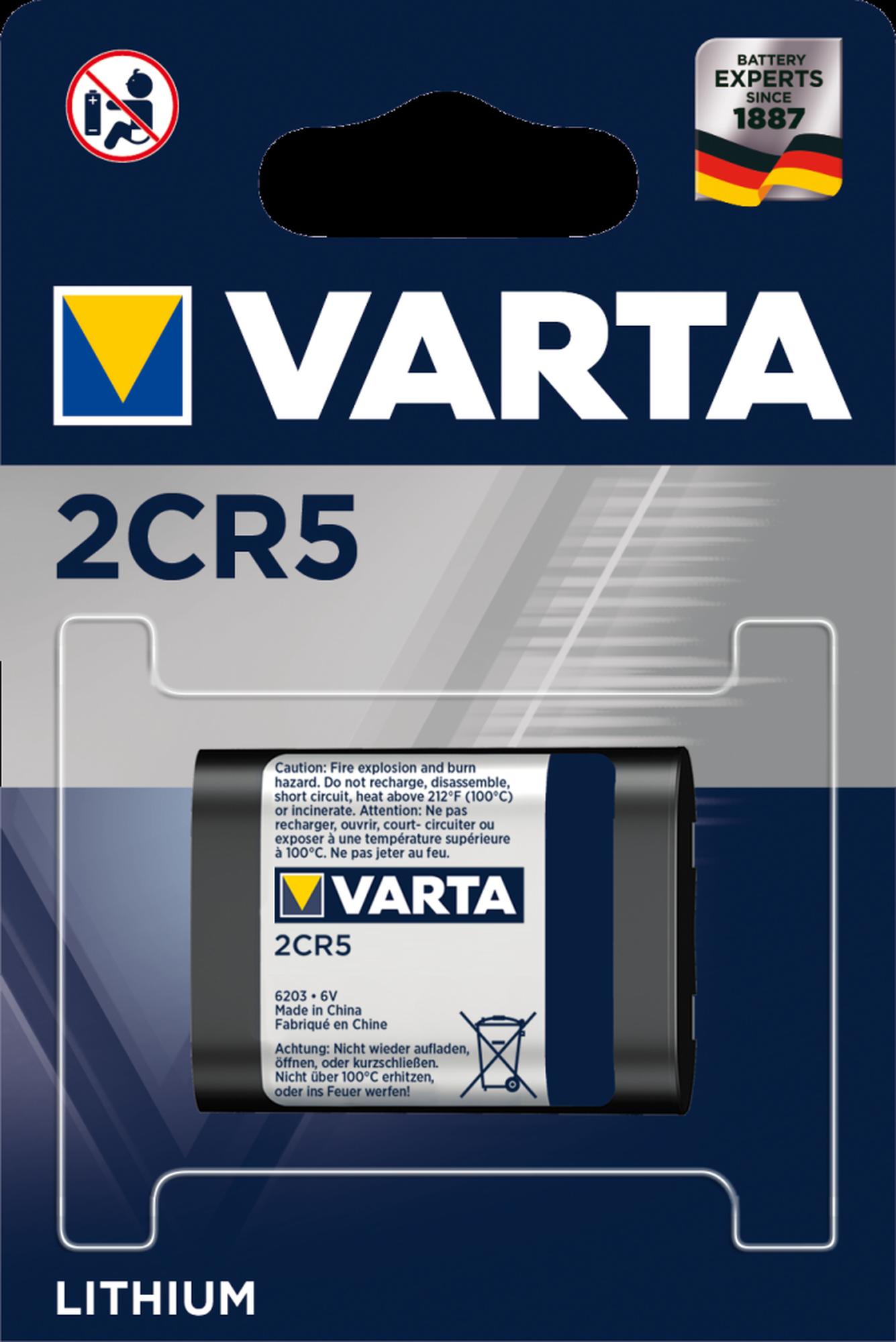 Varta Lithium 2CR5 -paristo, 6V