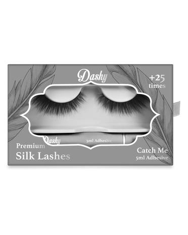 Dashy - Premium Silk Lashes + 5 ml Adhesive Catch Me – kuva 3/3
