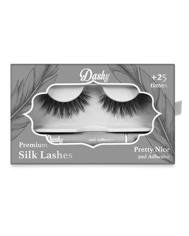 Dashy - Premium Silk Lashes + 5 ml Adhesive Pretty Nice