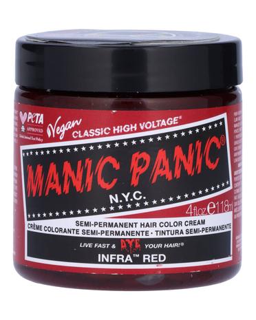 Manic Panic - Infra Red - Classic - Hiusväri - Naiset - Punainen