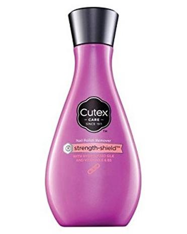 CUTEX Nail Polish Remover Strengthening shield