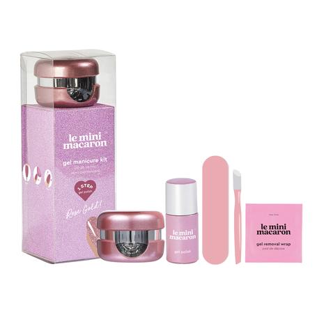 Le Mini Macaron Manicure Kit Rose Gold