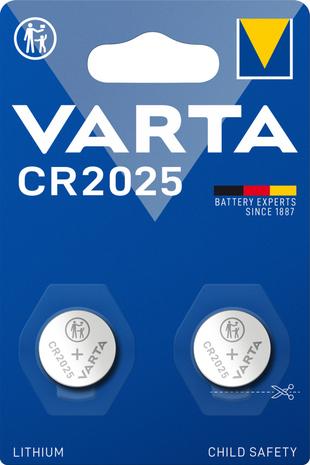 Varta – CR2025 Lithium Coin 2 Pack (B) (6025101402)