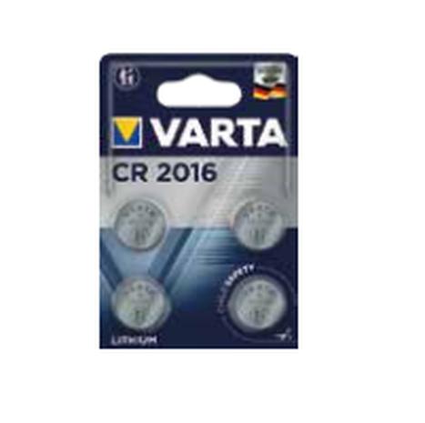 Varta â€“ CR2016 Lithium Coin 4 Pack (6016101404)