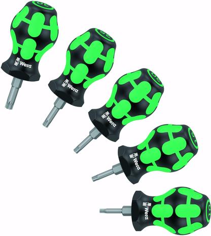 Wera Stubby Set TX 1 Screwdriver set Torx 5 pieces