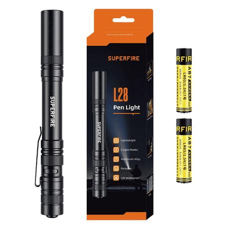 Superfire Flashlight L28 121lm