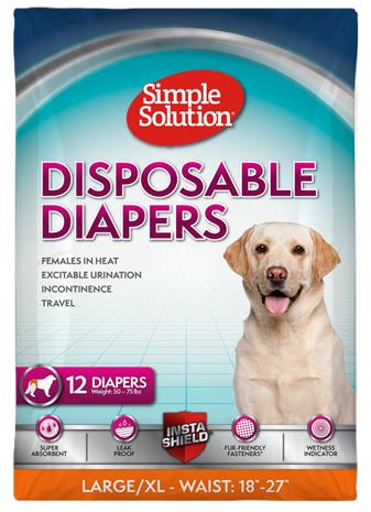 Simple Solution Disposable Diapers Females Large – kuva 2/3